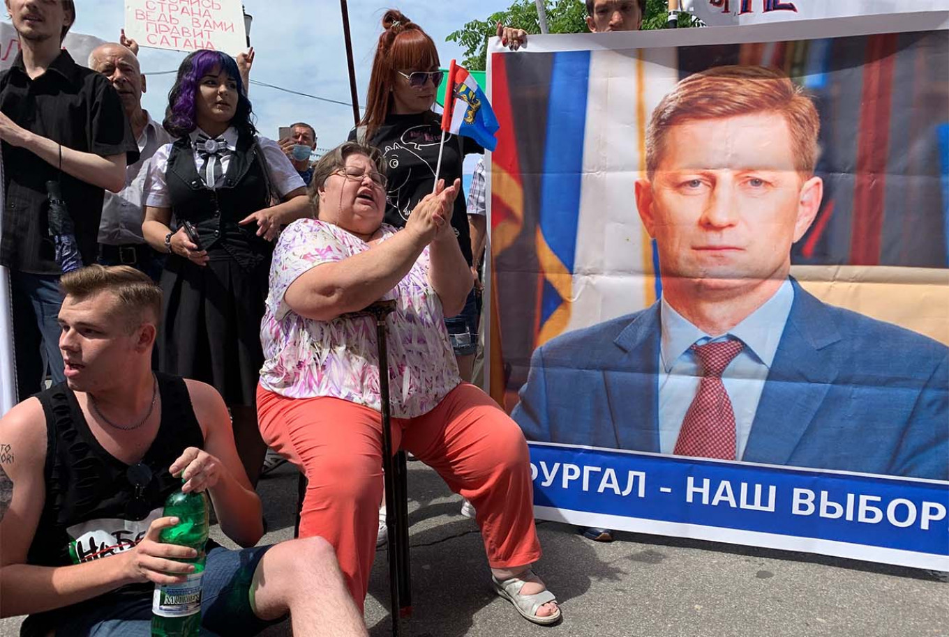 Протестное движение Хабаровска в поддержку «народного губернатора» переросло в антикремлевское недовольство. Эван Гершкович / MT