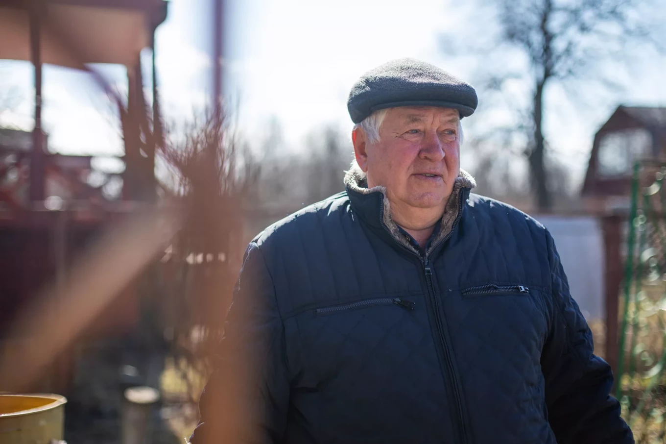 Владимир Силин, староста деревни Свистягино Георгий Малец / Istories