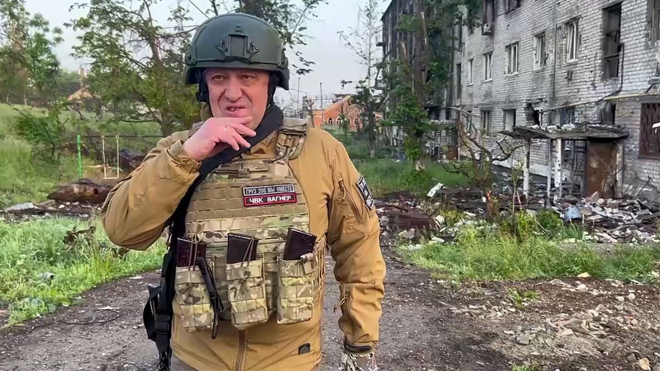 Евгений Пригожин в Бахмуте Пресс-служба Пригожина