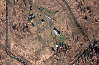 Пусковая позиция межконтинентальной баллистической ракеты.