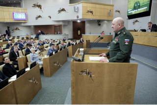 Тест на внимание: сколько боевых комаров сопровождают выступление Игоря Кириллова?