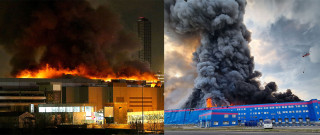 Пожар в Crocus City Hall и на складе Ozon в Истре