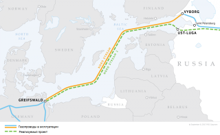 «Северный поток-2» проходит параллельно существующему «Северному потоку» по дну Балтийского моря через воды России, Финляндии, Швеции, Дании и Германии.