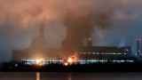На крупной ГРЭС под Москвой вспыхнул пожар после атаки беспилотников. Часть жителей остались без тепла и света