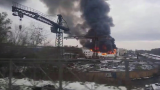 За Уралом загорелся второй за два дня завод