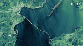 Спутниковый снимок Крымского моста