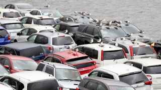  Подержанные автомобили из Японии в порту Владивостока