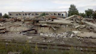 Руины завода «Химпром» в Украине