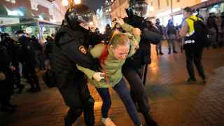 задержания на протестах против мобилизации в Москве