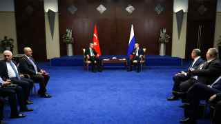 Встреча Владимира Путина и Реджепа Тайипа Эрдогана в Астане