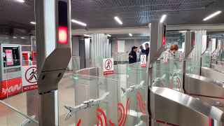 Камеры с системой распознавания лиц в московском метро
