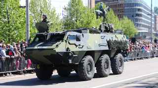Военный парад в Финляндии.