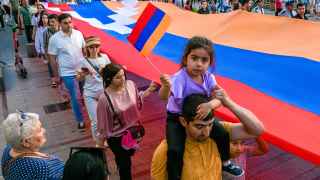 Акция протеста против делимитации территориальных границ Армении и Азербайджана