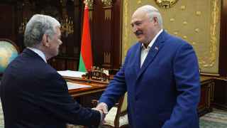 Александр Лукашенко и Джон Коул 