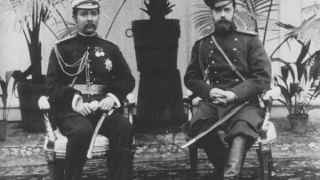 Король Сиама Рама V и русский царь Николай II