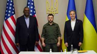 Встреча Президента Украины с государственным секретарем и министром обороны США 25 апреля 2022