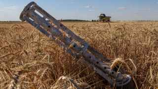 Уборка урожая пшеницы в Херсонской области