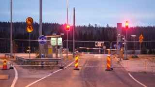 Контрольно-пропускной пункт в Лаппеенранте между Финляндией и Россией