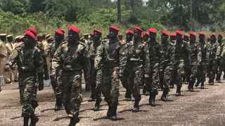 Военнослужащие центральноафриканской армии