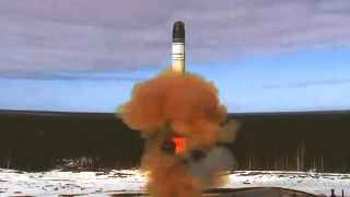 Пуск межконтинентальной баллистической ракеты «Сармат»