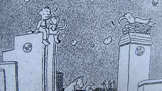 Французский художник Жан Эффель отреагировал на пафос павильонов СССР и Германии карикатурой «Устали». Тем не менее, за полгода парижане настолько полюбили «Рабочего и колхозницу», что мэрия французской столицы предложила выкупить её у СССР. Но советское правительство решило вернуть работу Мухиной домой. 