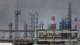 Рязанский НПЗ после украинского удара