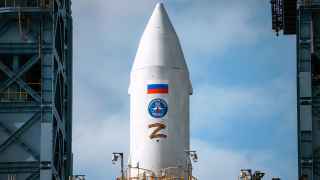 Запуск спутника с помощью ракеты-носителя «Ангара-1.2» с космодрома Плесецк