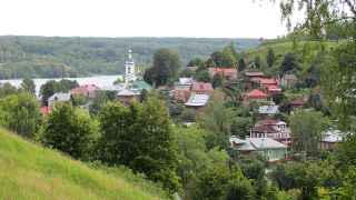 Вид города Плёс