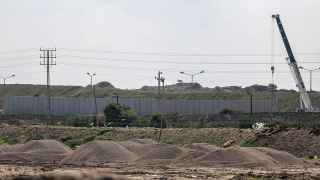 Стена между Египтом и сектором Газа