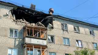 Дом в Серове после взрыва