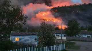 Аномальная жара, вызванная изменением климата в северной части Сибири, способствовала возникновению сильных пожаров в этом году.