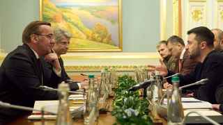 Владимир Зеленский на встрече с федеральным министром обороны Германии Борисом Писториусом