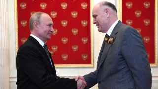Владимир Путин и Аслан Бжания