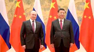 Владимир Путин и китайский лидер Си Цзиньпин.