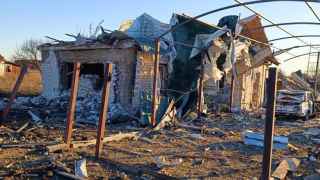 Дом в Запорожской области после ракетного удара