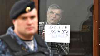 Алексей Горинов во время оглашения приговора в Мещанском районном суде       