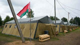 Полевой лагерь у города Осиповичи
