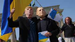 Акция протеста в Берлине