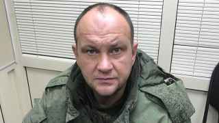 Агент Службы безопасности Украины Зиновий Коваль после задержания сотрудниками ФСБ РФ.