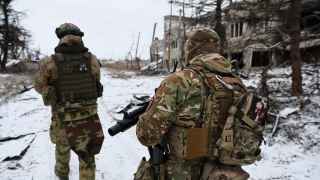 Российские военные на оккупированной территории