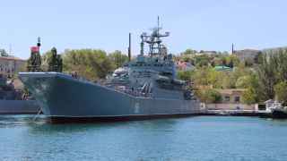 Десантный корабль «Цезарь Куников» в Севастополе
