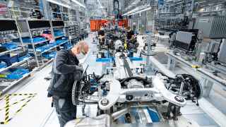 Новый завод Factory 56 автомобильного концерна Daimler в немецком Зиндельфингене